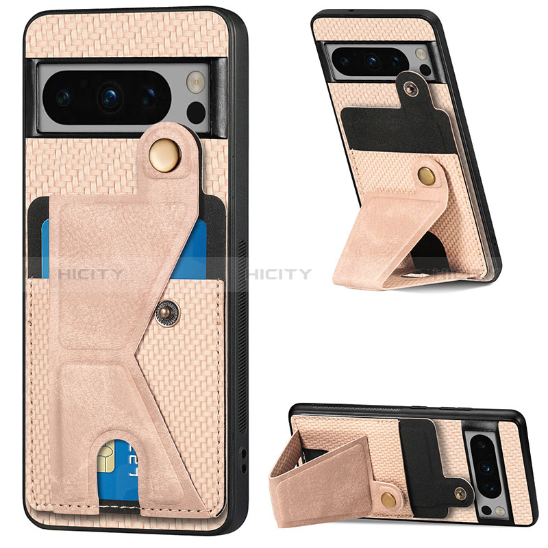 Custodia Silicone Ultra Sottile Morbida Cover con Magnetico S01D per Google Pixel 8 Pro 5G