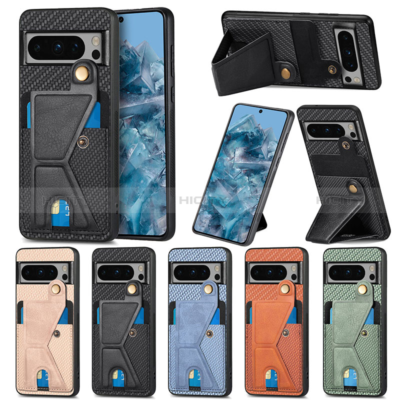 Custodia Silicone Ultra Sottile Morbida Cover con Magnetico S01D per Google Pixel 8 Pro 5G