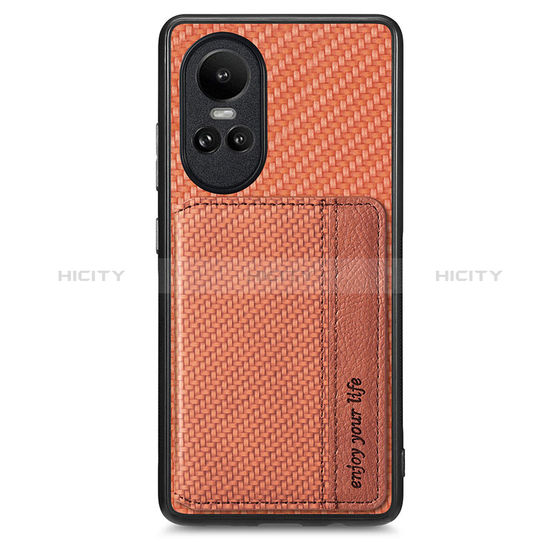 Custodia Silicone Ultra Sottile Morbida Cover con Magnetico S01D per Oppo Reno10 Pro 5G