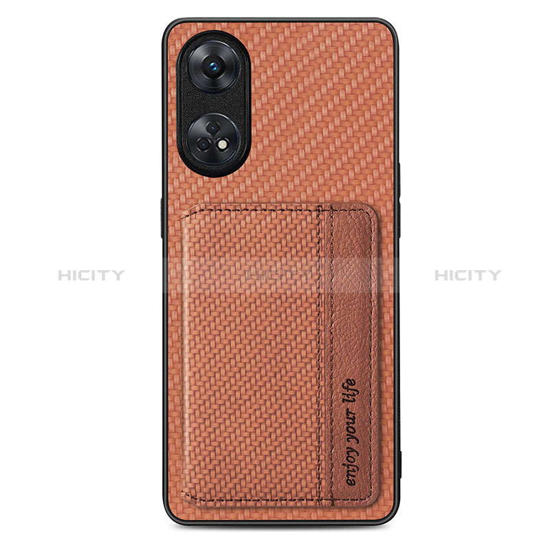 Custodia Silicone Ultra Sottile Morbida Cover con Magnetico S01D per Oppo Reno8 T 4G