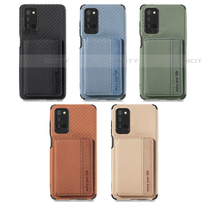 Custodia Silicone Ultra Sottile Morbida Cover con Magnetico S01D per Samsung Galaxy A03s