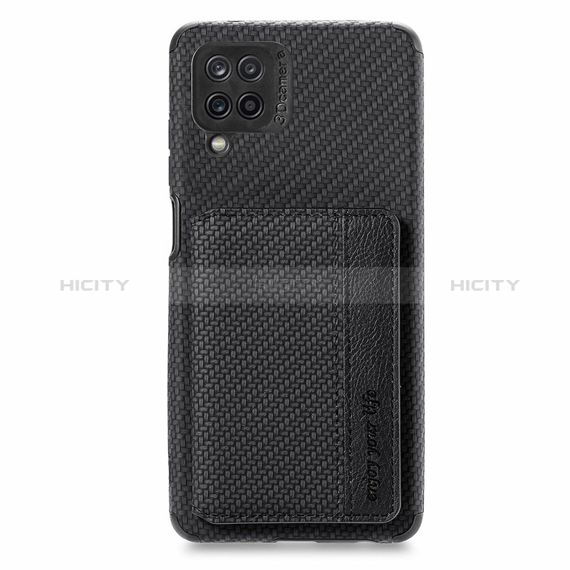 Custodia Silicone Ultra Sottile Morbida Cover con Magnetico S01D per Samsung Galaxy A12 Nacho