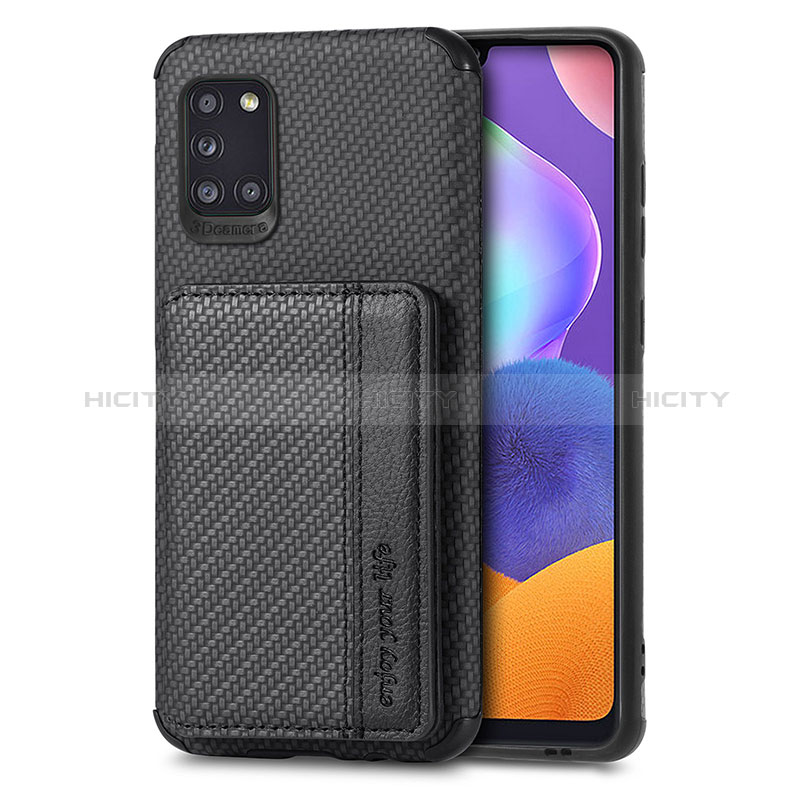 Custodia Silicone Ultra Sottile Morbida Cover con Magnetico S01D per Samsung Galaxy A31