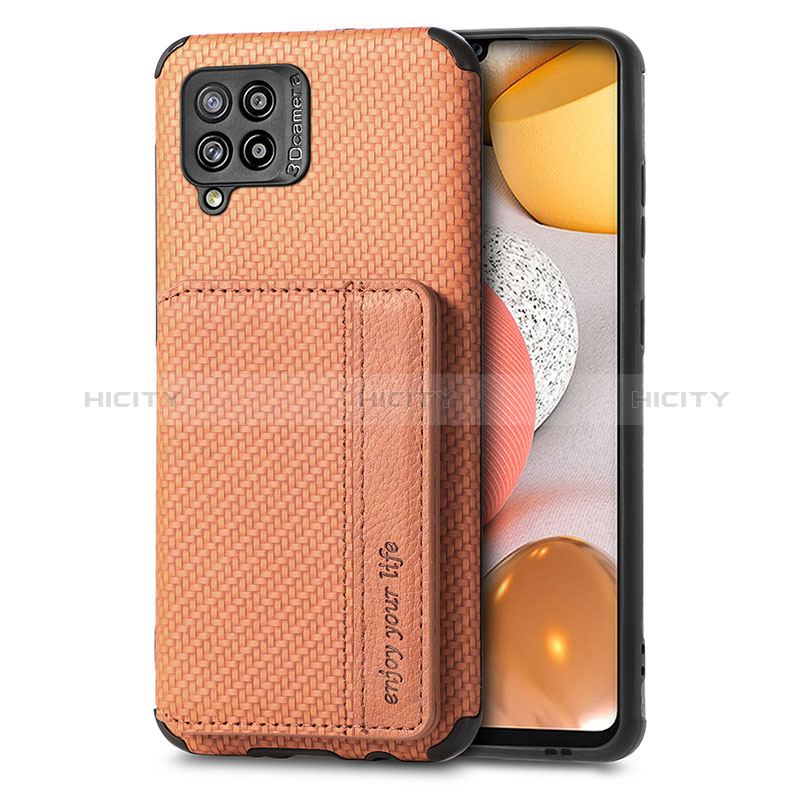 Custodia Silicone Ultra Sottile Morbida Cover con Magnetico S01D per Samsung Galaxy A42 5G