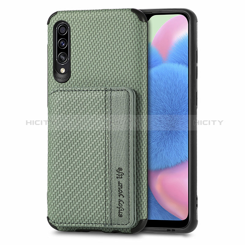 Custodia Silicone Ultra Sottile Morbida Cover con Magnetico S01D per Samsung Galaxy A50