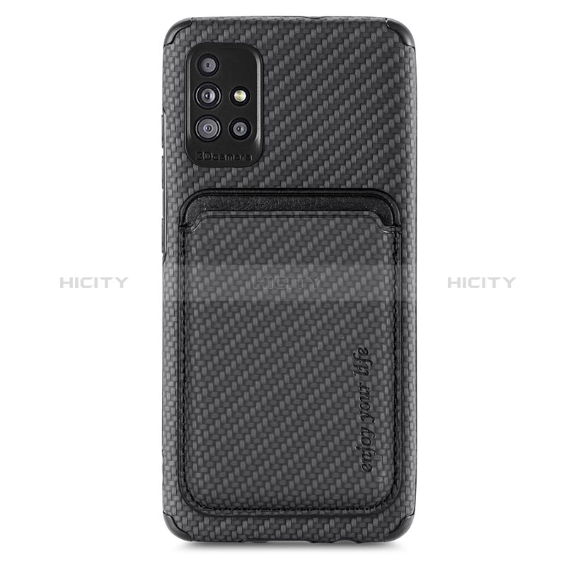 Custodia Silicone Ultra Sottile Morbida Cover con Magnetico S01D per Samsung Galaxy A71 4G A715