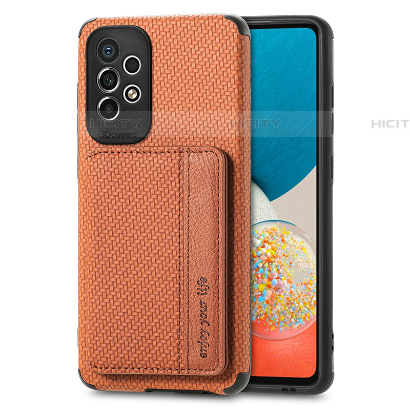 Custodia Silicone Ultra Sottile Morbida Cover con Magnetico S01D per Samsung Galaxy A73 5G