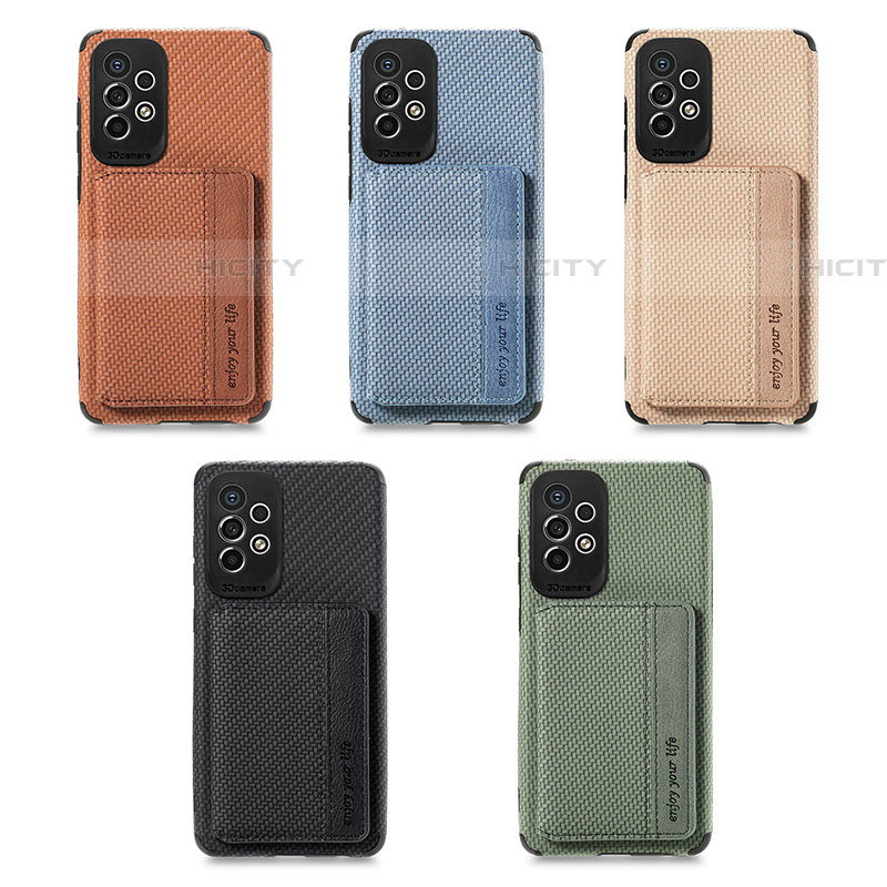 Custodia Silicone Ultra Sottile Morbida Cover con Magnetico S01D per Samsung Galaxy A73 5G