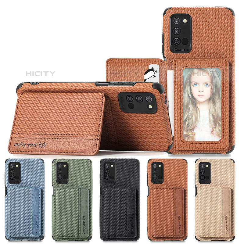 Custodia Silicone Ultra Sottile Morbida Cover con Magnetico S01D per Samsung Galaxy M02s