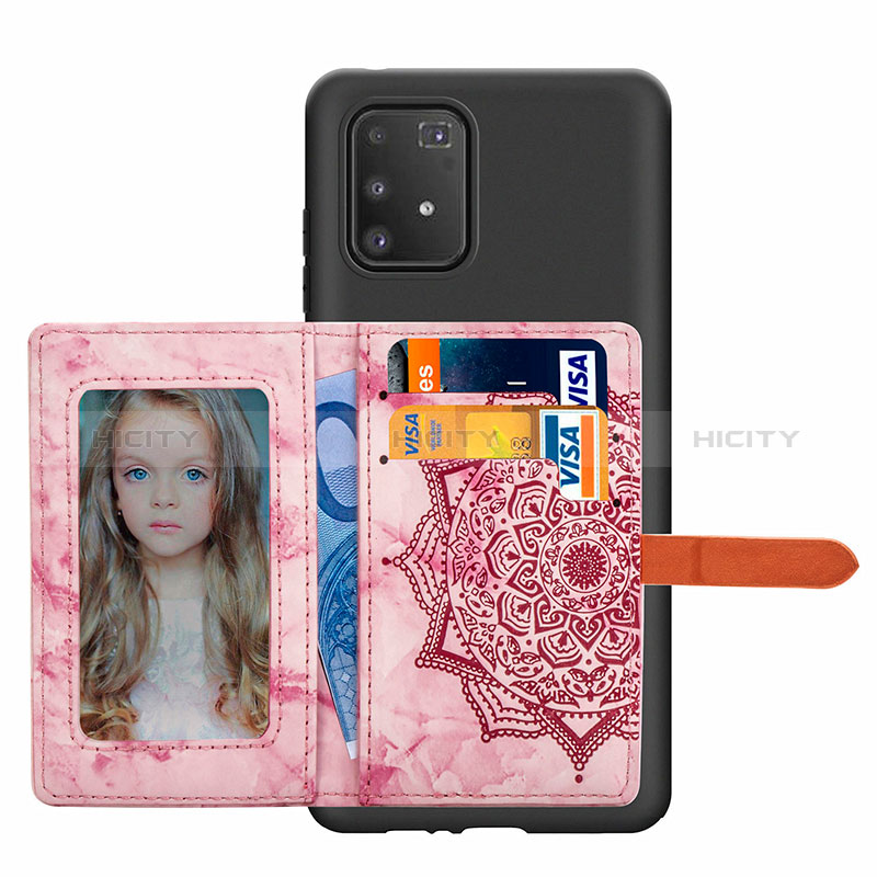 Custodia Silicone Ultra Sottile Morbida Cover con Magnetico S01D per Samsung Galaxy M80S