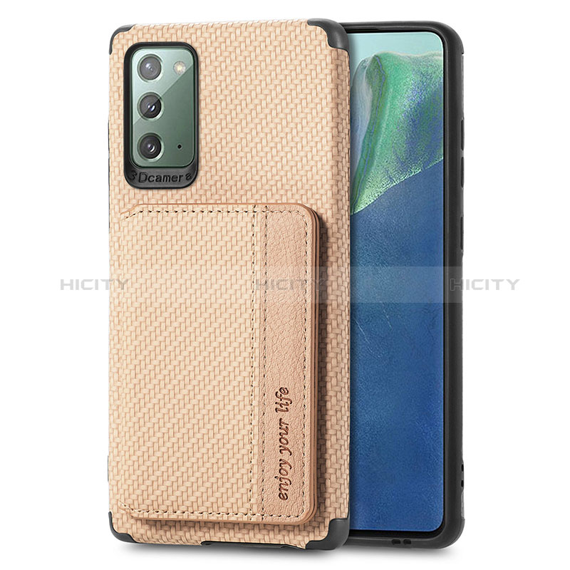 Custodia Silicone Ultra Sottile Morbida Cover con Magnetico S01D per Samsung Galaxy Note 20 5G