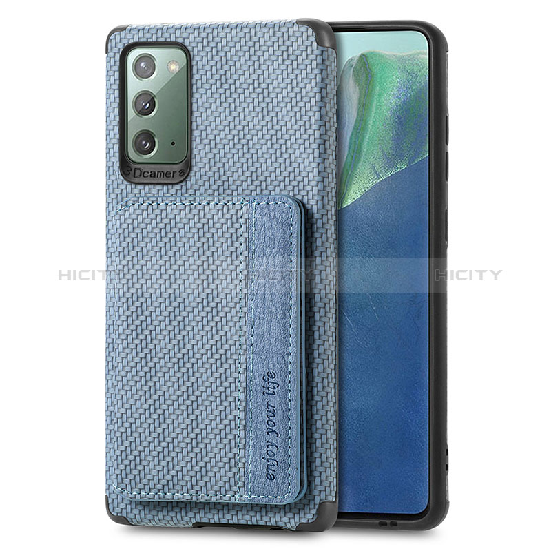 Custodia Silicone Ultra Sottile Morbida Cover con Magnetico S01D per Samsung Galaxy Note 20 5G