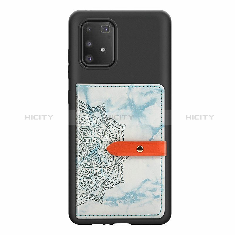 Custodia Silicone Ultra Sottile Morbida Cover con Magnetico S01D per Samsung Galaxy S10 Lite