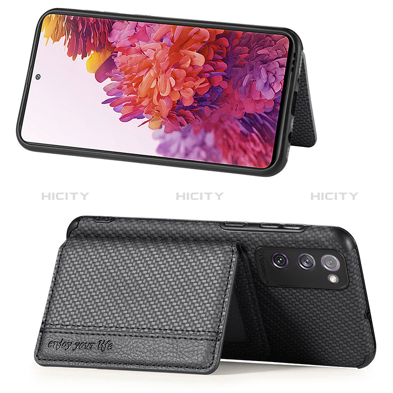 Custodia Silicone Ultra Sottile Morbida Cover con Magnetico S01D per Samsung Galaxy S20 FE (2022) 5G