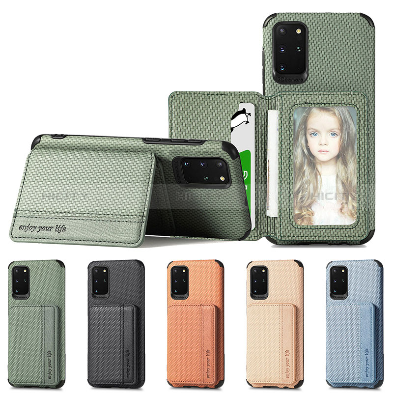 Custodia Silicone Ultra Sottile Morbida Cover con Magnetico S01D per Samsung Galaxy S20 Plus