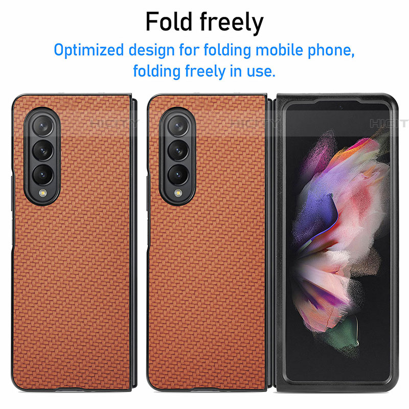 Custodia Silicone Ultra Sottile Morbida Cover con Magnetico S01D per Samsung Galaxy Z Fold4 5G