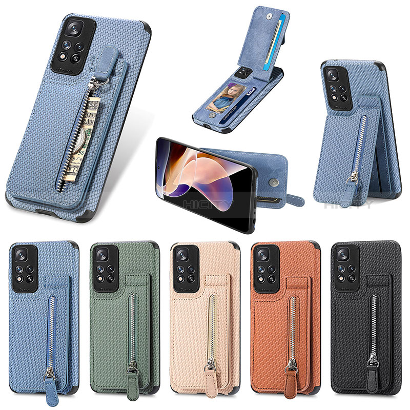 Custodia Silicone Ultra Sottile Morbida Cover con Magnetico S01D per Xiaomi Mi 11i 5G (2022)