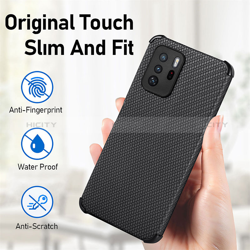 Custodia Silicone Ultra Sottile Morbida Cover con Magnetico S01D per Xiaomi Poco X3 GT 5G