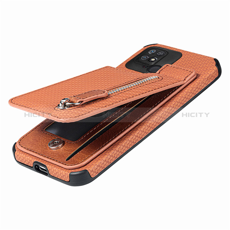 Custodia Silicone Ultra Sottile Morbida Cover con Magnetico S01D per Xiaomi Redmi 10 Power