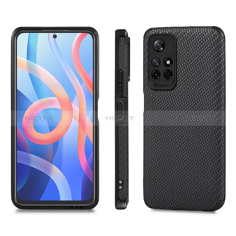 Custodia Silicone Ultra Sottile Morbida Cover con Magnetico S01D per Xiaomi Redmi Note 11T 5G