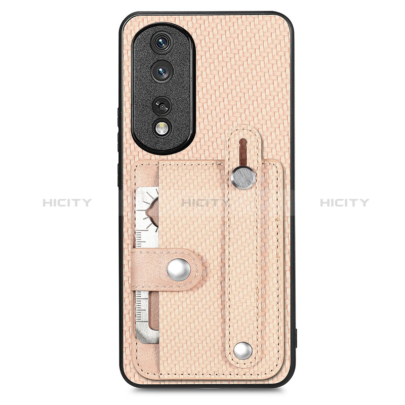 Custodia Silicone Ultra Sottile Morbida Cover con Magnetico S02D per Huawei Honor 80 Pro Flat 5G