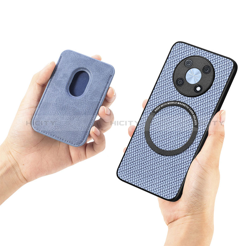 Custodia Silicone Ultra Sottile Morbida Cover con Magnetico S02D per Huawei Nova Y90