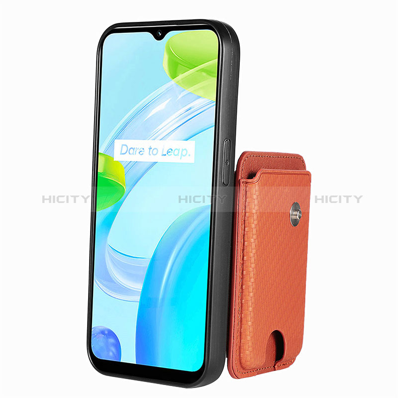 Custodia Silicone Ultra Sottile Morbida Cover con Magnetico S02D per Realme C30