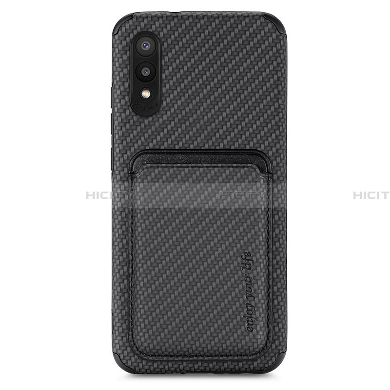 Custodia Silicone Ultra Sottile Morbida Cover con Magnetico S02D per Samsung Galaxy A02