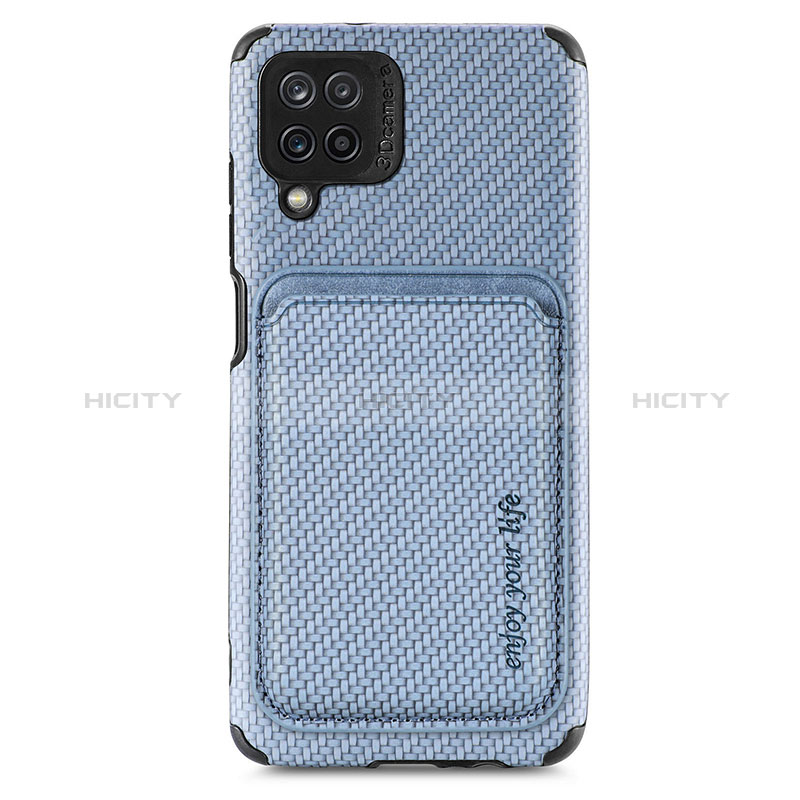 Custodia Silicone Ultra Sottile Morbida Cover con Magnetico S02D per Samsung Galaxy A12 5G