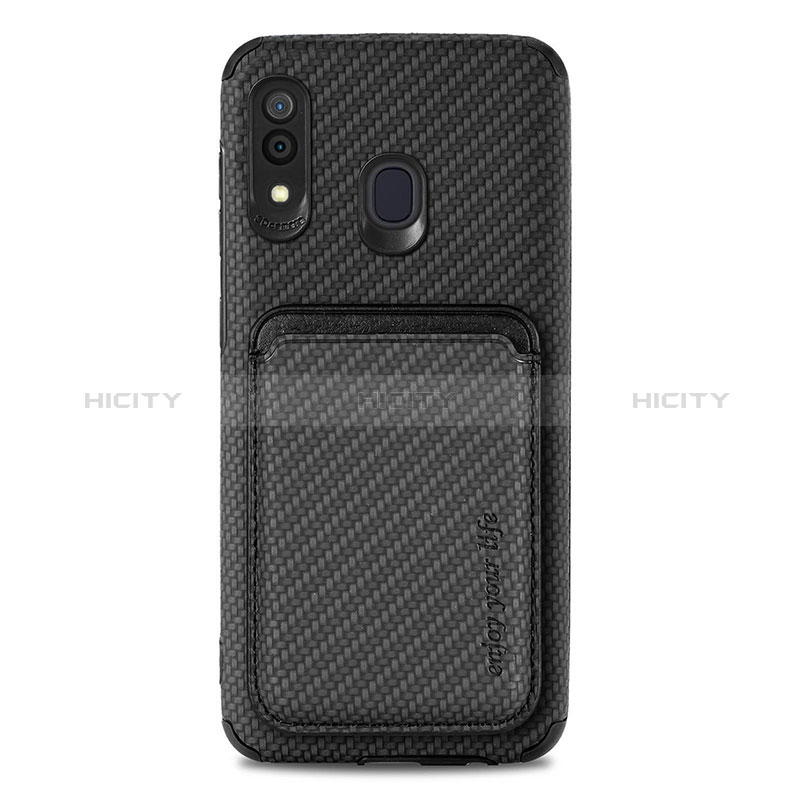 Custodia Silicone Ultra Sottile Morbida Cover con Magnetico S02D per Samsung Galaxy A30