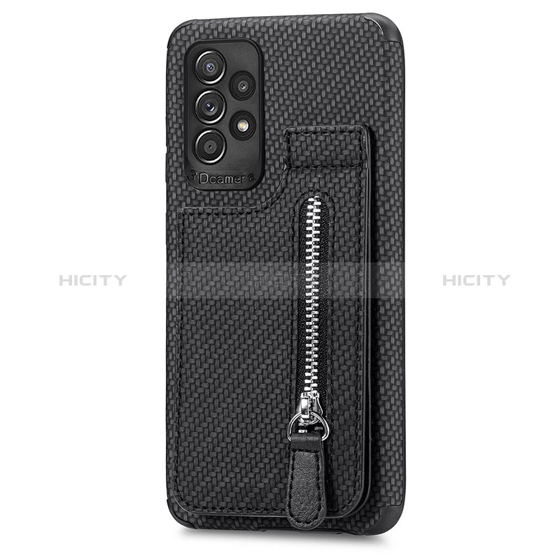 Custodia Silicone Ultra Sottile Morbida Cover con Magnetico S02D per Samsung Galaxy A52s 5G