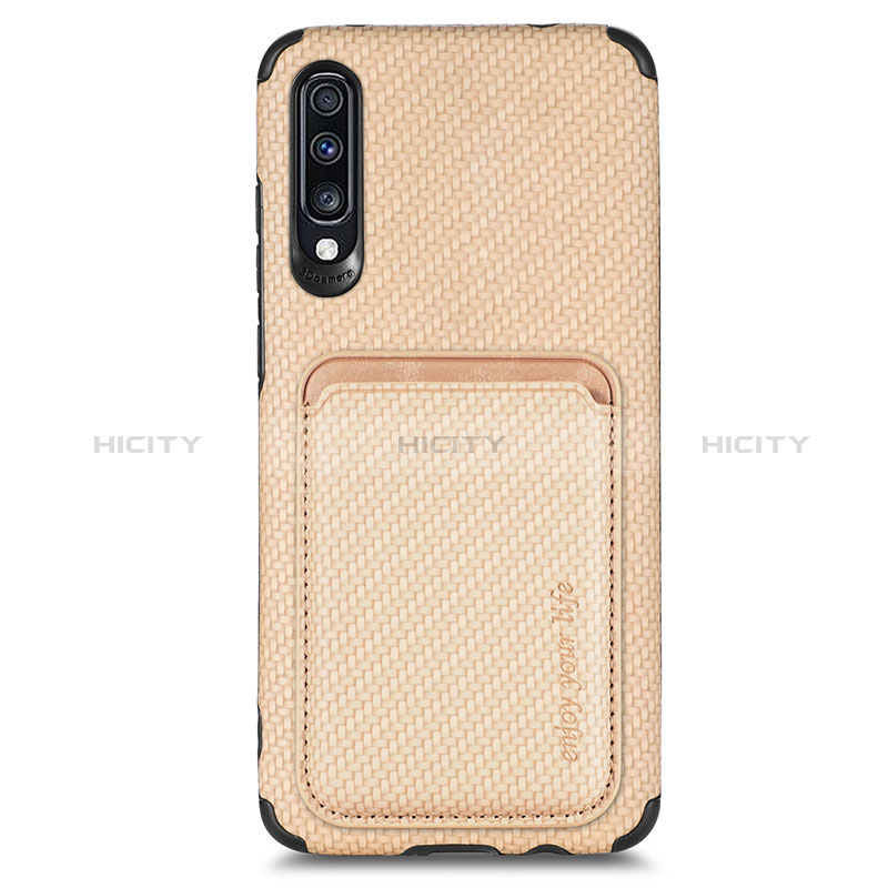 Custodia Silicone Ultra Sottile Morbida Cover con Magnetico S02D per Samsung Galaxy A70S