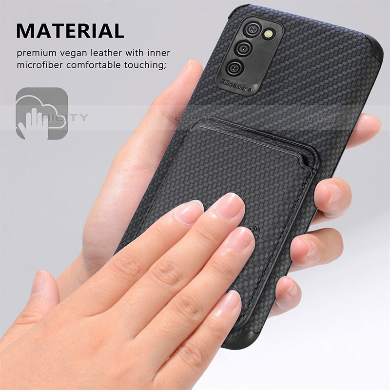 Custodia Silicone Ultra Sottile Morbida Cover con Magnetico S02D per Samsung Galaxy M02s