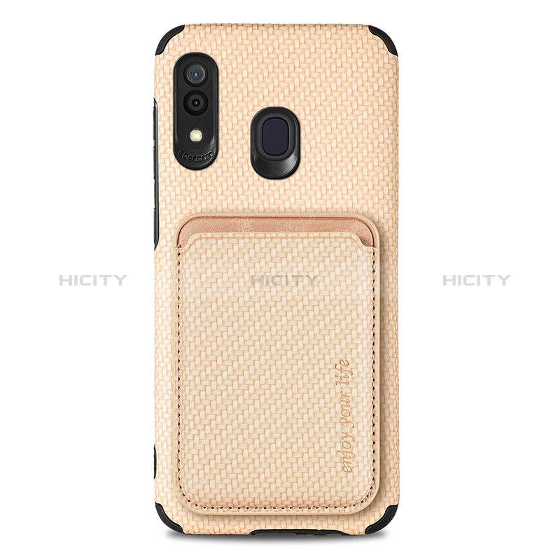 Custodia Silicone Ultra Sottile Morbida Cover con Magnetico S02D per Samsung Galaxy M10S