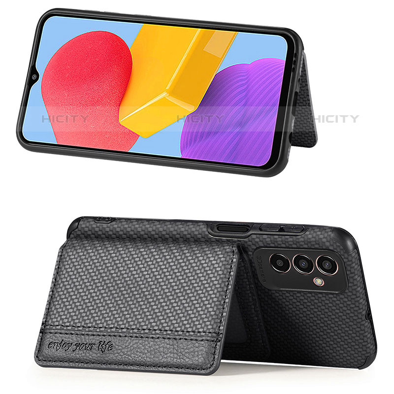 Custodia Silicone Ultra Sottile Morbida Cover con Magnetico S02D per Samsung Galaxy M13 5G