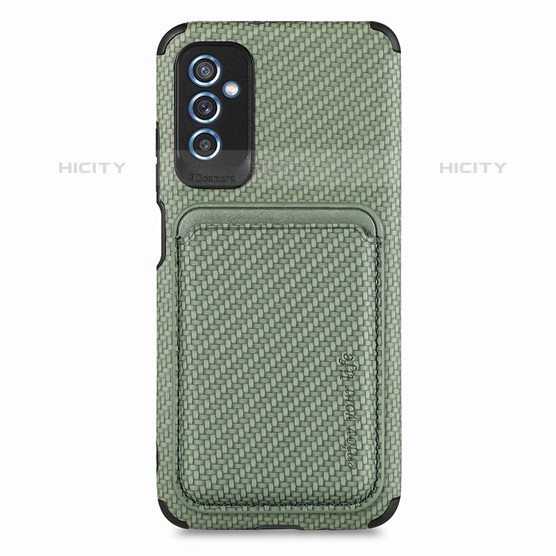 Custodia Silicone Ultra Sottile Morbida Cover con Magnetico S02D per Samsung Galaxy M52 5G