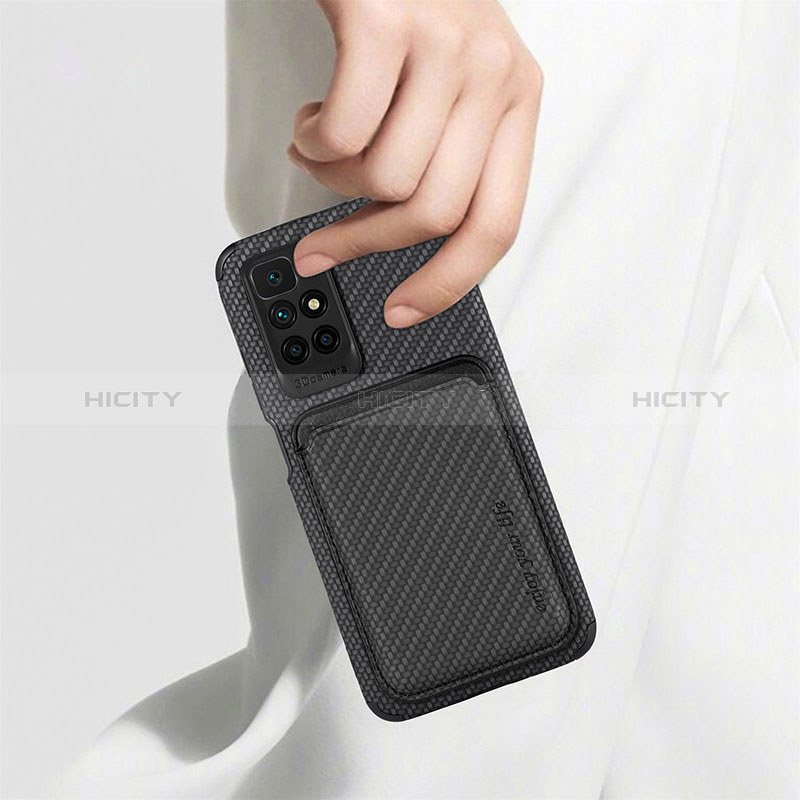 Custodia Silicone Ultra Sottile Morbida Cover con Magnetico S02D per Xiaomi Redmi 10 (2022)