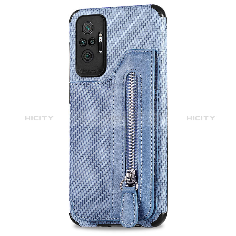 Custodia Silicone Ultra Sottile Morbida Cover con Magnetico S02D per Xiaomi Redmi Note 10 Pro 4G