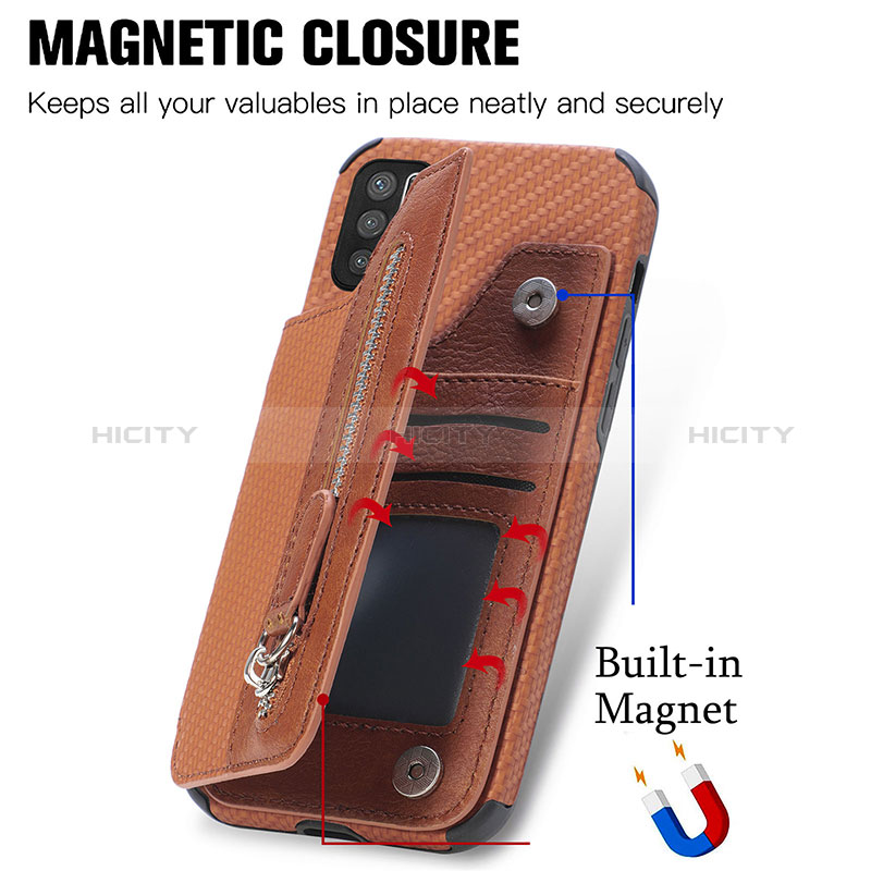 Custodia Silicone Ultra Sottile Morbida Cover con Magnetico S02D per Xiaomi Redmi Note 11 SE 5G