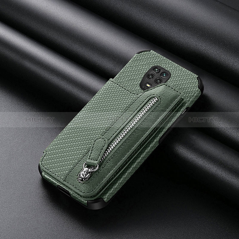 Custodia Silicone Ultra Sottile Morbida Cover con Magnetico S02D per Xiaomi Redmi Note 9 Pro Max