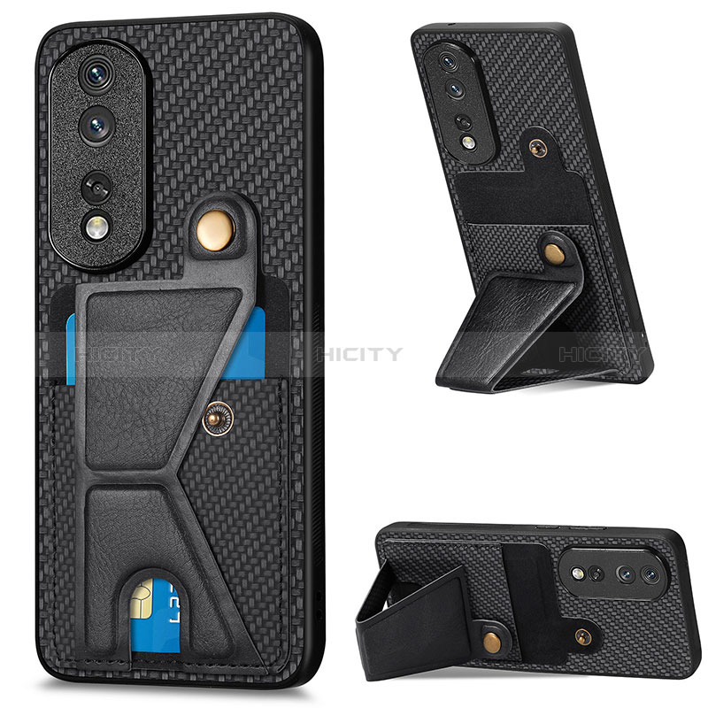 Custodia Silicone Ultra Sottile Morbida Cover con Magnetico S03D per Huawei Honor 80 Pro 5G