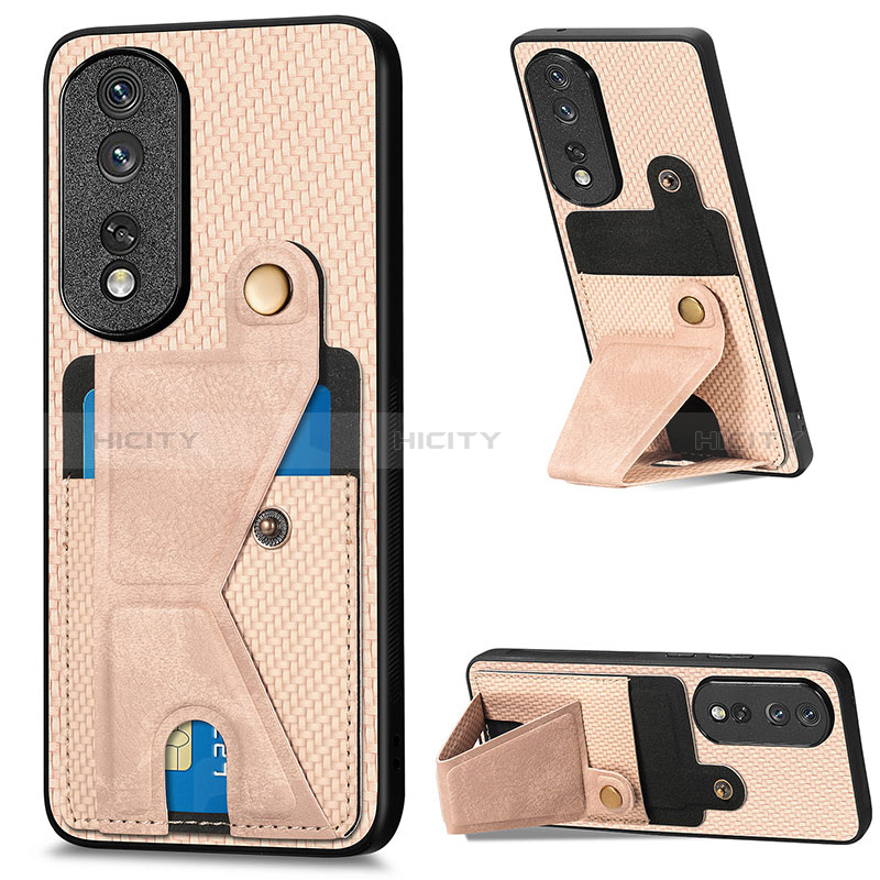 Custodia Silicone Ultra Sottile Morbida Cover con Magnetico S03D per Huawei Honor 80 Pro 5G