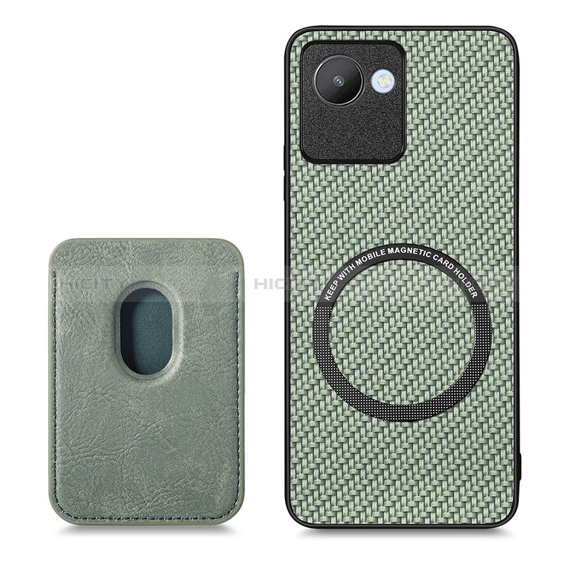 Custodia Silicone Ultra Sottile Morbida Cover con Magnetico S03D per Realme C30