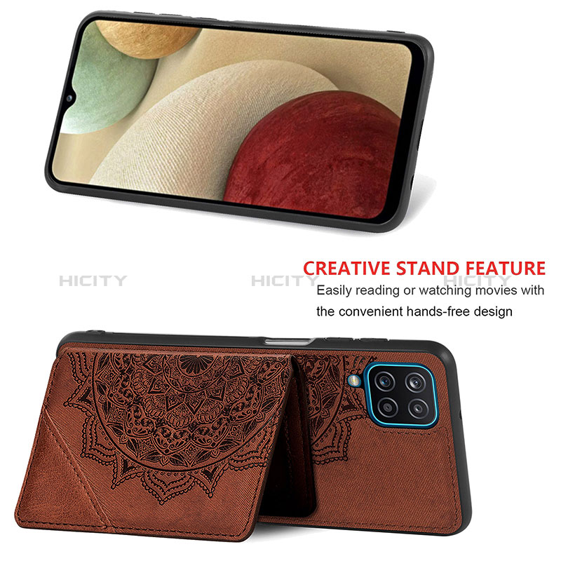 Custodia Silicone Ultra Sottile Morbida Cover con Magnetico S03D per Samsung Galaxy A12 5G