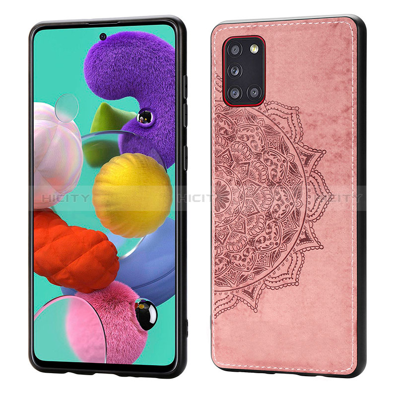 Custodia Silicone Ultra Sottile Morbida Cover con Magnetico S03D per Samsung Galaxy A31