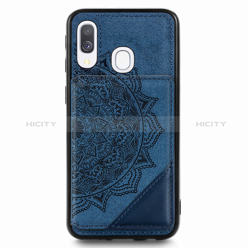 Custodia Silicone Ultra Sottile Morbida Cover con Magnetico S03D per Samsung Galaxy A40