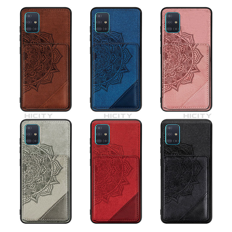 Custodia Silicone Ultra Sottile Morbida Cover con Magnetico S03D per Samsung Galaxy A51 4G