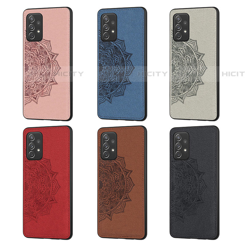 Custodia Silicone Ultra Sottile Morbida Cover con Magnetico S03D per Samsung Galaxy A52 5G