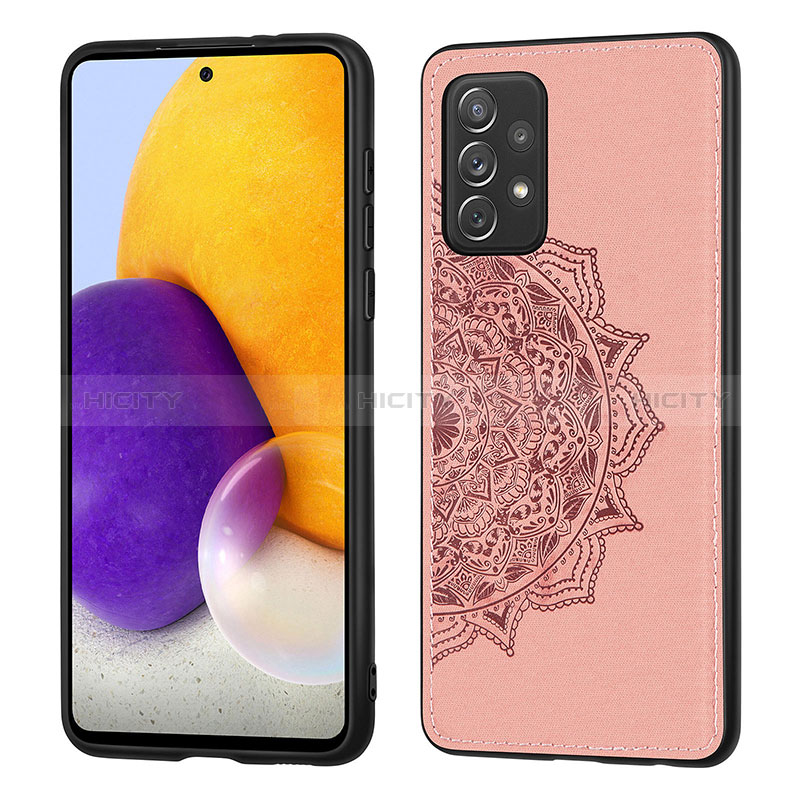 Custodia Silicone Ultra Sottile Morbida Cover con Magnetico S03D per Samsung Galaxy A52s 5G