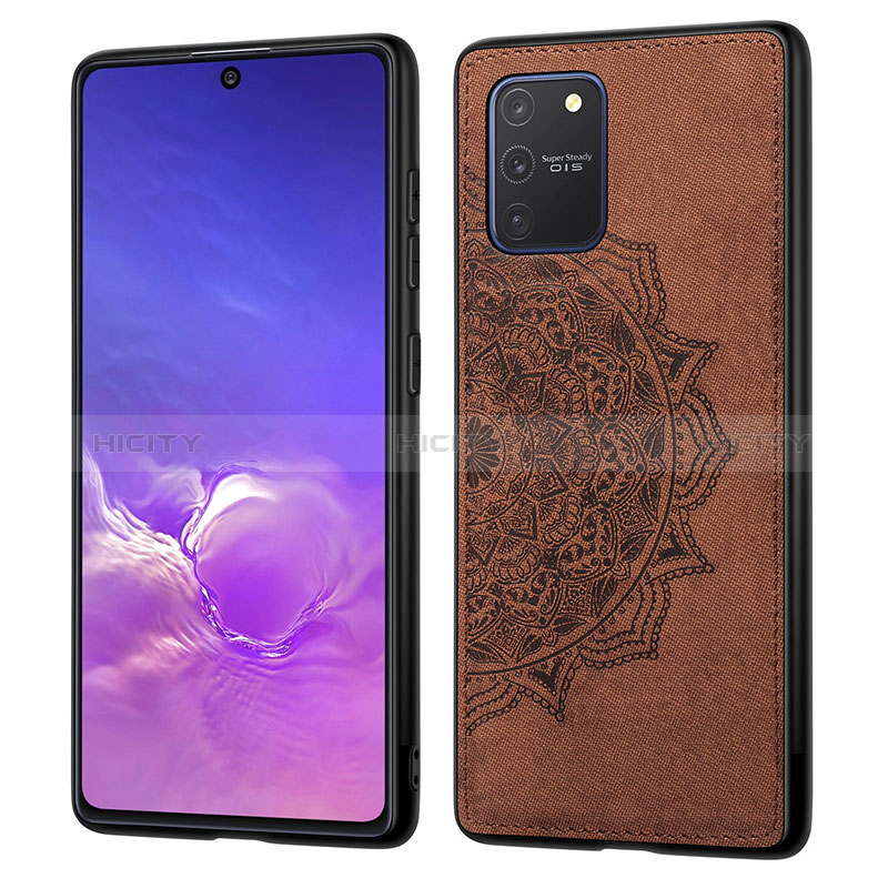 Custodia Silicone Ultra Sottile Morbida Cover con Magnetico S03D per Samsung Galaxy A91